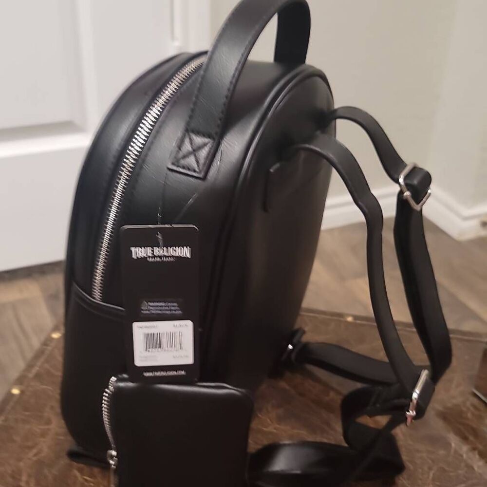 True Religion Horseshoe Logo Mini Backpack - Picture 9 of 12
